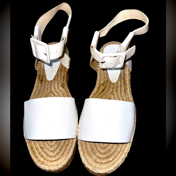 SAKS FIFTH AVENUE ESPADRILLE SANDALS - Picture 2 of 6